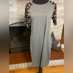 LuLaRoe Women's‎ Size Large Dress gray